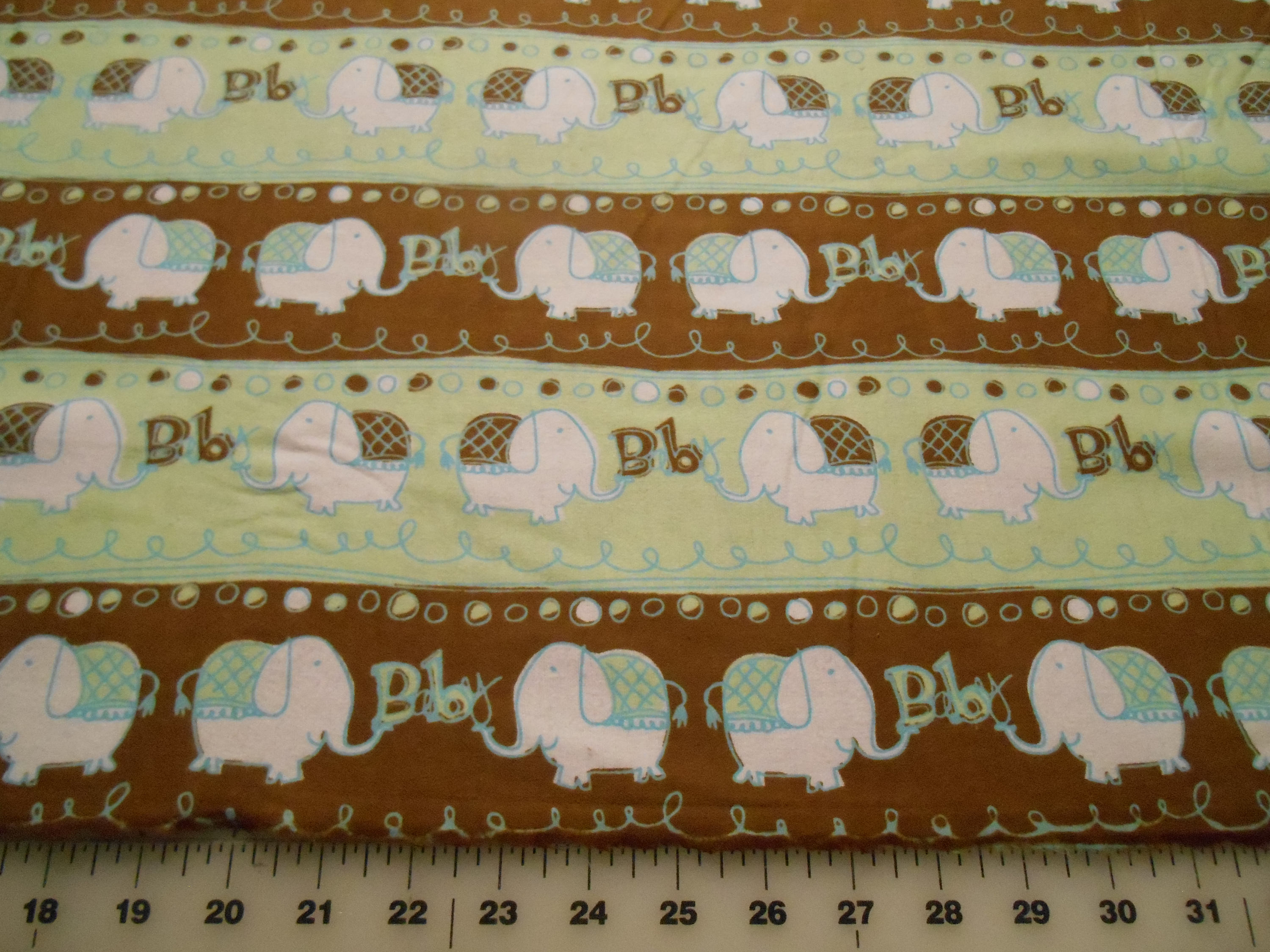 Snuggle Flannel Baby Elephants Flannel Etsy