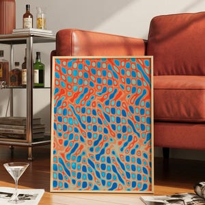 Medusas ädelstenaffisch, ormskinnsmosaikkonst, maximalistiskt tryck