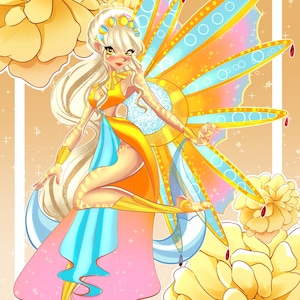Stella Winx Club Original Design Poster