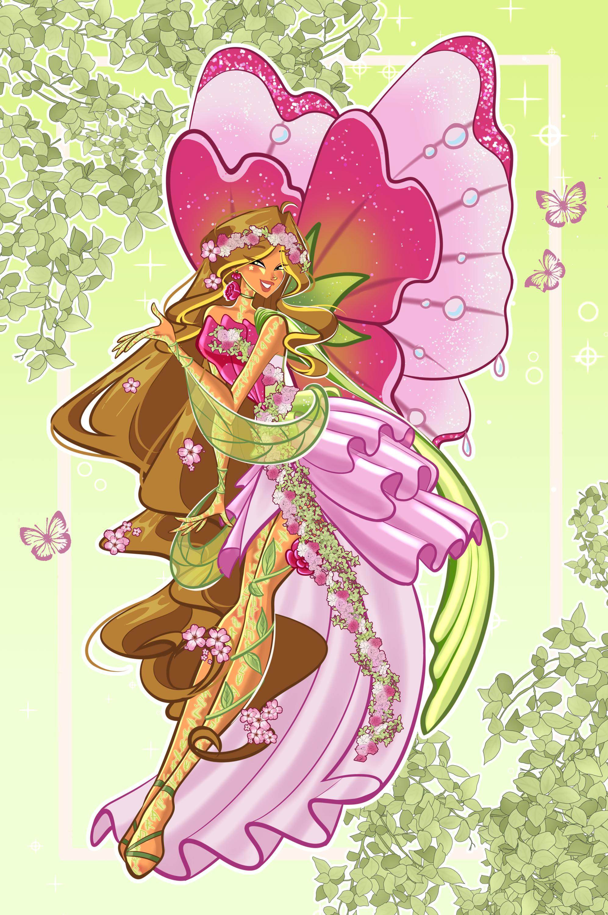 Flora Winx Club Original Design Poster - Etsy
