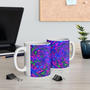 Trippy Coffee Cup | Colorful Ceramic Gift