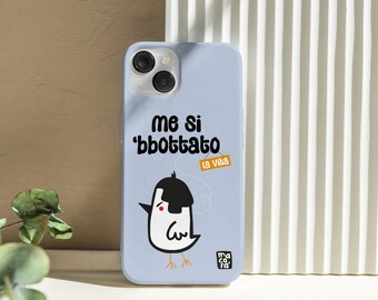 Mein Leben ist „bottato“ – Italienische Vibes – Robuste Handyhülle in Lavendel