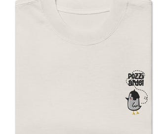 Pozzi Arde Piccione – verblasstes Oversize-T-Shirt