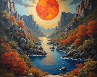 Valley of the Crimson Sun