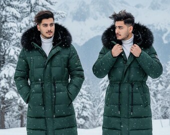 Raccoon Hooded Beaver Fur Lined Parka | Women's Waterproof Winter
