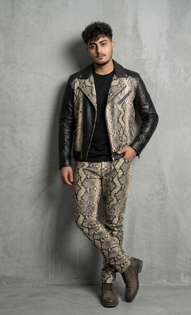 Snake skin jacket - Etsy 日本