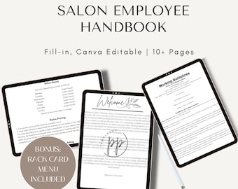 Professional Salon Employee Handbook- 10+ Pages