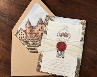 Custom Invitation Suite | Printed and Shipped