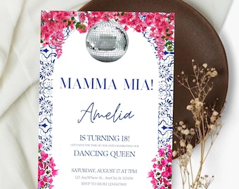 Mamma Mia Chocolate Wrapper Template, Dancing Queen Birthday Party