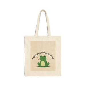 Cotton Canvas Tote Bag - Cute tote bag, Beach Bag, Grocery Bag, Eco-Friendly Reusable Tote, Market Tote, Gift for Her