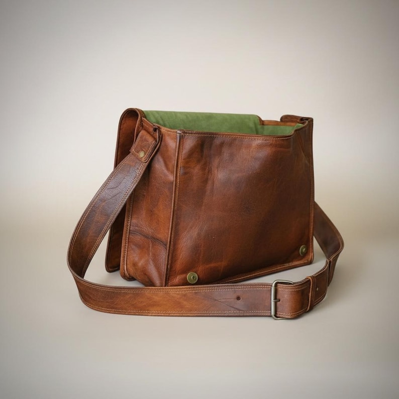 Dragon Leather Messenger Bag, Fantasy Medieval Shoulder Satchel, Gothic ...