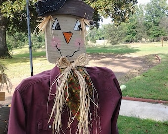 Farmhouse Scarecrow or Bunny Garden Decoration: Fall Harvest Decor