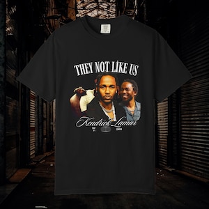 Kendrick Lamar They not like us Unisex T-shirt, Hip-Hop Music Fan Gift, Rap Lover Tee, Concert Merchandise, Streetwear Fashion Shirt