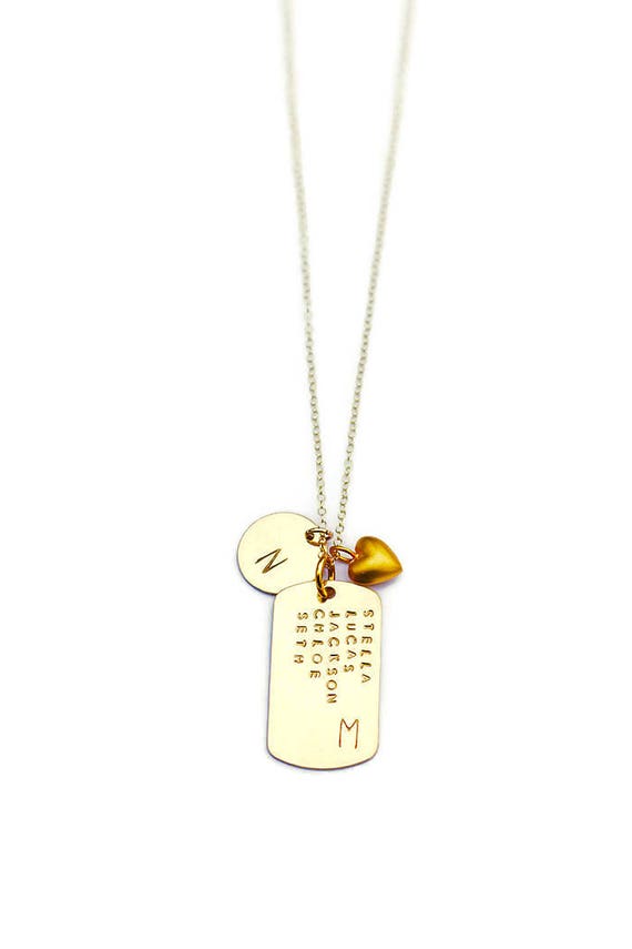 womens diamond dog tag necklace