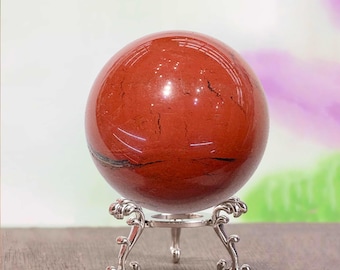 Red Jasper Sphere 5–6cm | Healing Crystal Ball | Grounding  Energy Stone
