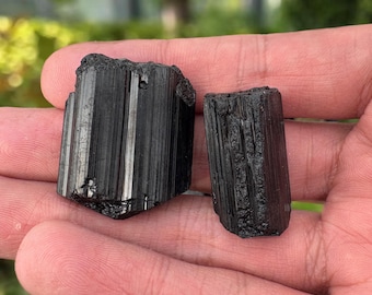 100g Black Tourmaline Raw | Natural Rough Schorl Stone | Protection & Grounding Crystal