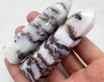 Zebra Fluorite Tower | Multicolor Fluorite Point | Focus, Protection Clarity Stone