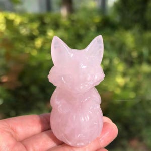 Escultura de Gato em Abóbora de 6 cm, Estatueta de Gatinho de Cristal com Obsidiana, Quartzo Rosa e Granada, Decoração de Halloween, Escultura de Animal Fofo, Presente Espiritual