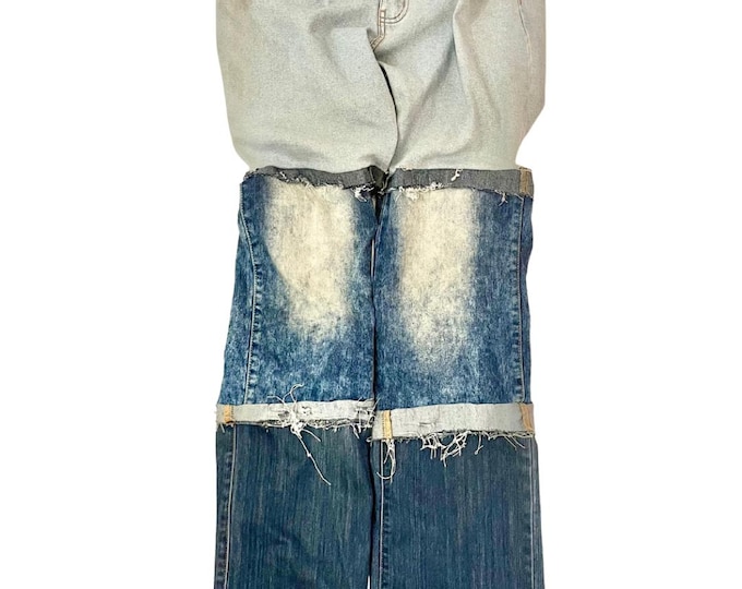 Extended Patchwork Jean