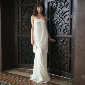 silk elopement dress Goldie