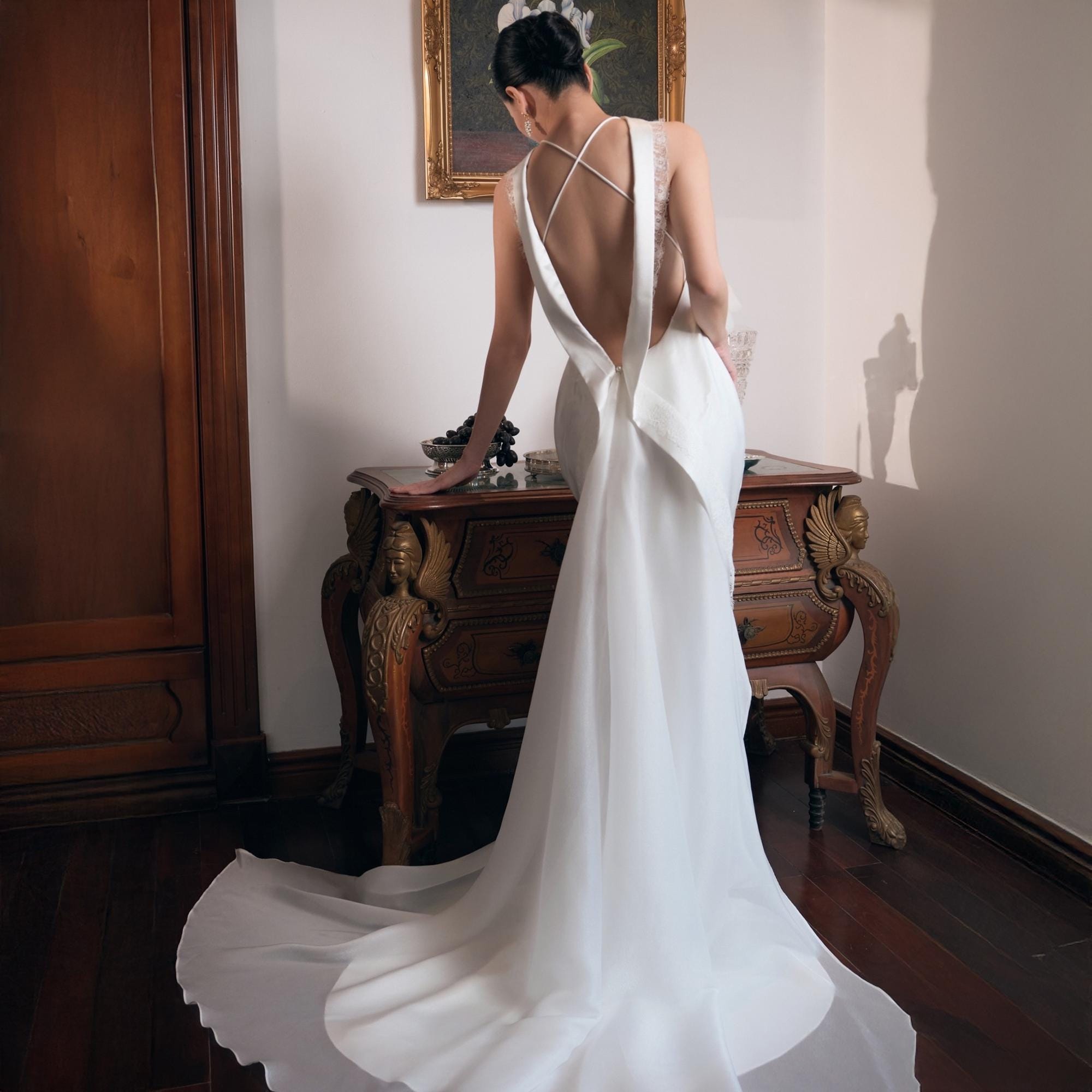 backless sheath dress very low backless dress
