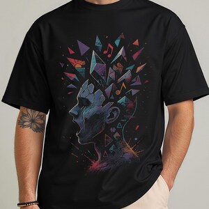 Edgy Graphic Tee - Unisex Heavy Cotton Tee, Alternative Fashion, Casual Streetwear, Unique Gift, Art-Inspired Clothing