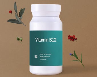 Vitamina B12 1000 mcg, totalmente natural