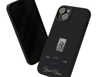 Custom Rolls-Royce Phone Case, Personalized Phantom Case with Your Name, Luxury Car Gift, Available for iPhone and Samsung
