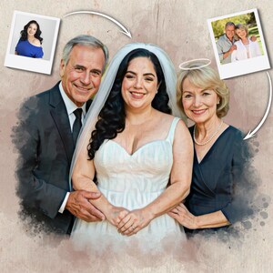 Benutzerdefinierte Aquarell Porträt vom Foto, personalisierte Hochzeit Familie Gemälde, Erinnerungsstück Porträt Geschenk, Verlobung Kunst Illustration