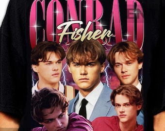 T-shirt vintage Conrad Fisher en édition limitée : t-shirt unisexe rétro des années 90, cadeau pour les fans
