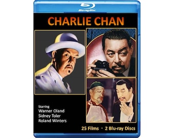 Coleção de 25 filmes de Charlie Chan [2 discos Blu-ray]