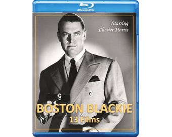 Boston Blackie, 13 filmes (veja notas sobre qualidade de vídeo) [1 disco Blu-ray]