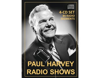 Conjunto de 4 CDs com os programas de rádio de Paul Harvey [CDs de áudio]