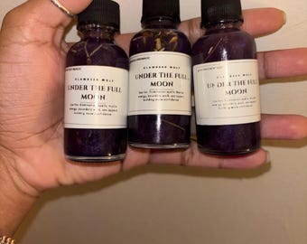 Under the full moon spell oil, domination, ambition, hustler energy