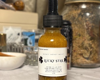 Lucky Star Fast luck and money drawing spell Oil, Good Fortune, gambling luck, fast cash