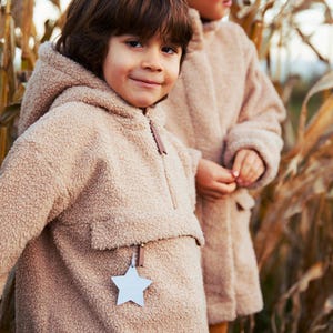 Teddy Sherpa Fleece Toddler Hoodie: Cozy Kids Fall Jacket