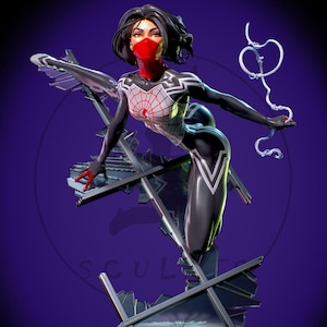 Silk From Spider Man - 3D STL File |  Resin Stl File | FDM Stl File | Instant Download STL | Fan Art Figurine