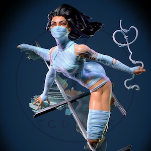 Silk From Spider Man - 3D STL File |  Resin Stl File | FDM Stl File | Instant Download STL | Fan Art Figurine