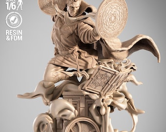 STL-model voor harsprinter figuur 3D-printen - diorama van hoge kwaliteit
