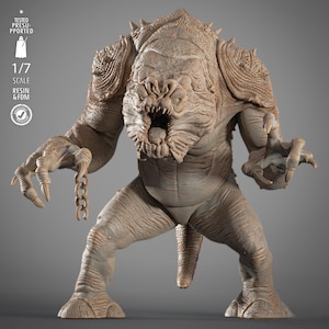 Rancor From Star Wars ( Amazing Diorama ) - 3D STL File |  Resin Stl File | FDM Stl File | Instant Download STL | Fan Art Figurine