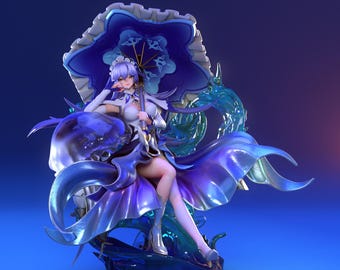 Cantarella From Wuthering Waves - 3D STL File |  Resin Stl File | FDM Stl File | Instant Download STL | Fan Art Figurine