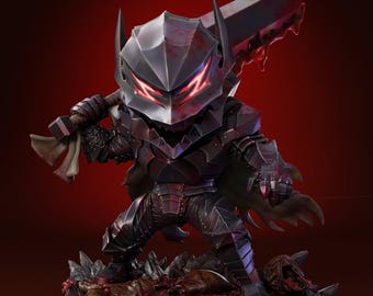 Guts From Berserk - 3D STL File |  Resin Stl File | FDM Stl File | Instant Download STL | Fan Art Figurine
