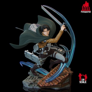 Levi Ackerman From Attack On Titan - 3D STL File |  Resin Stl File | FDM Stl File | Instant Download STL | Fan Art Figurine