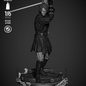 Anakin From Star Wars - 3D STL File |  Resin Stl File | FDM Stl File | Instant Download STL | Fan Art Figurine