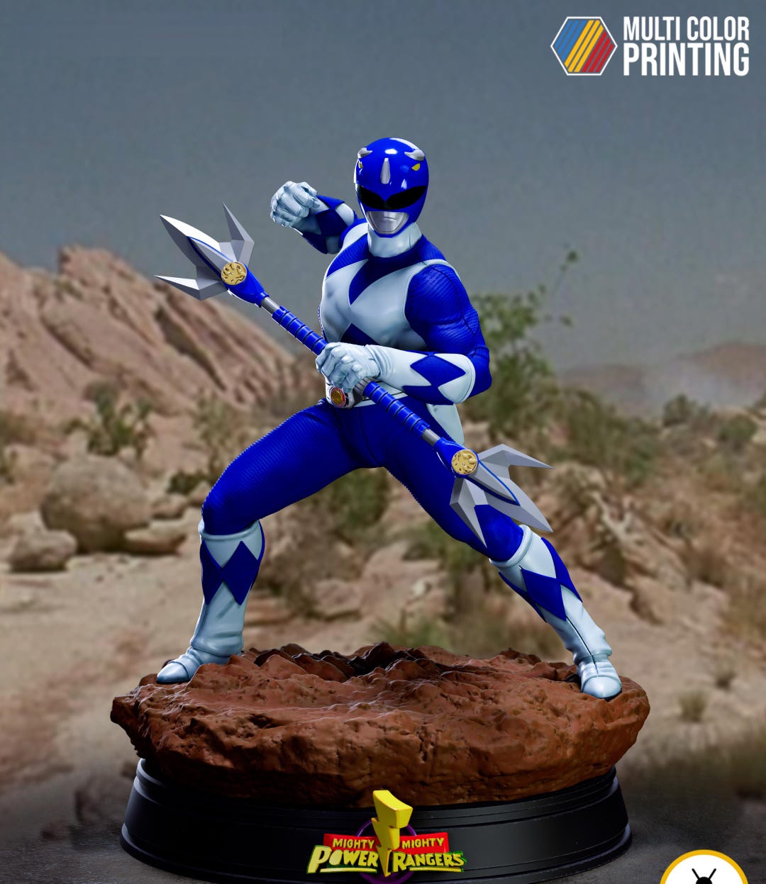 Blue Power Ranger - 3D STL File | Resin Stl File | FDM Stl File ...