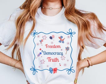 Comfort Colors Anti Trump FDT Shirt: Ring-Spun Cotton Liberal Tee