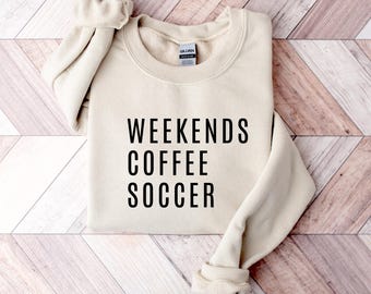 Sudadera de fútbol para el fin de semana, Sudadera de fútbol, Sudadera para mamás futboleras, Sudadera para mujer, Sudadera para el día del partido