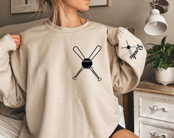 Sudadera con capucha de softbol con nombre personalizado, sudadera de softbol personalizada, regalo para jugador de softbol, camiseta de softbol de secundaria, regalo de softbol para adolescentes
