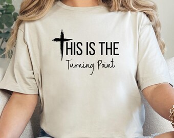 Charlie Kirk This is the Turning Point Shirt, America First Patriotic Tee Conservative Libertarian Freedom Faith Pro Life Rights USA T-shirt