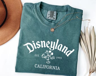 Comfort Colors® Disneyland Est 1955 Shirt, Disneyland California Shirt, Disneyworld Trip Shirt, Disneyland Shirt, Mickey and Friends Shirt